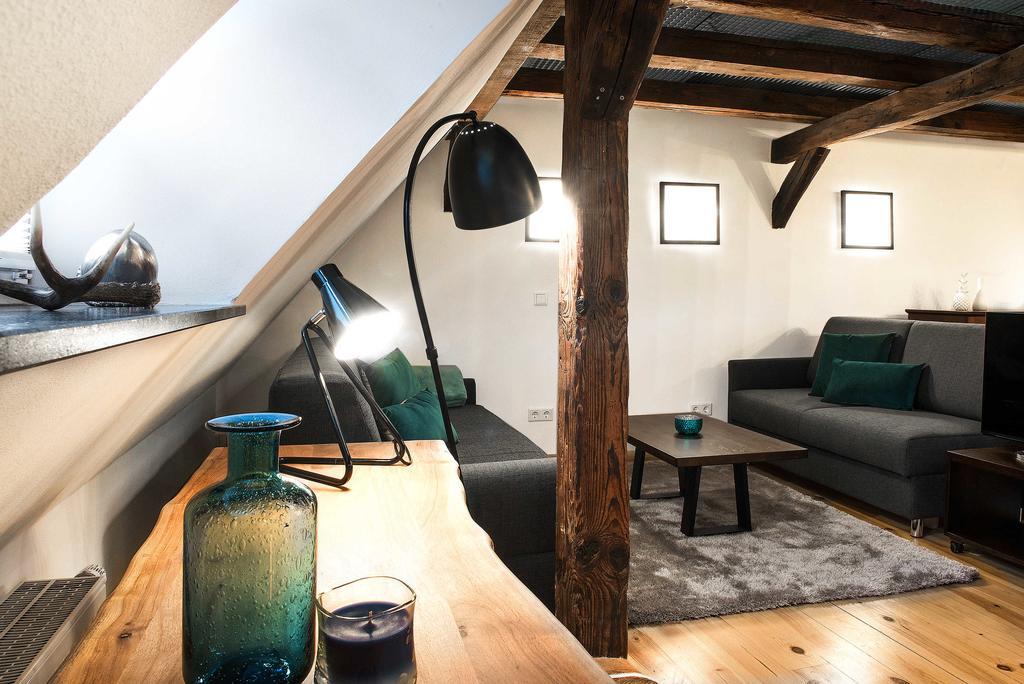 Ferienwohnung Stadtgarten Michelstadt Bagian luar foto