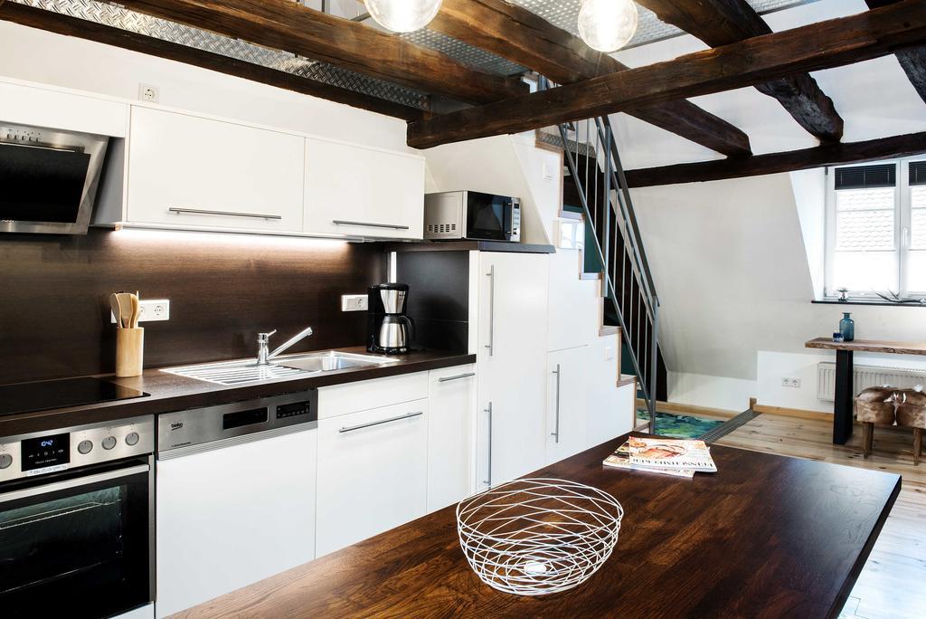 Ferienwohnung Stadtgarten Michelstadt Bagian luar foto