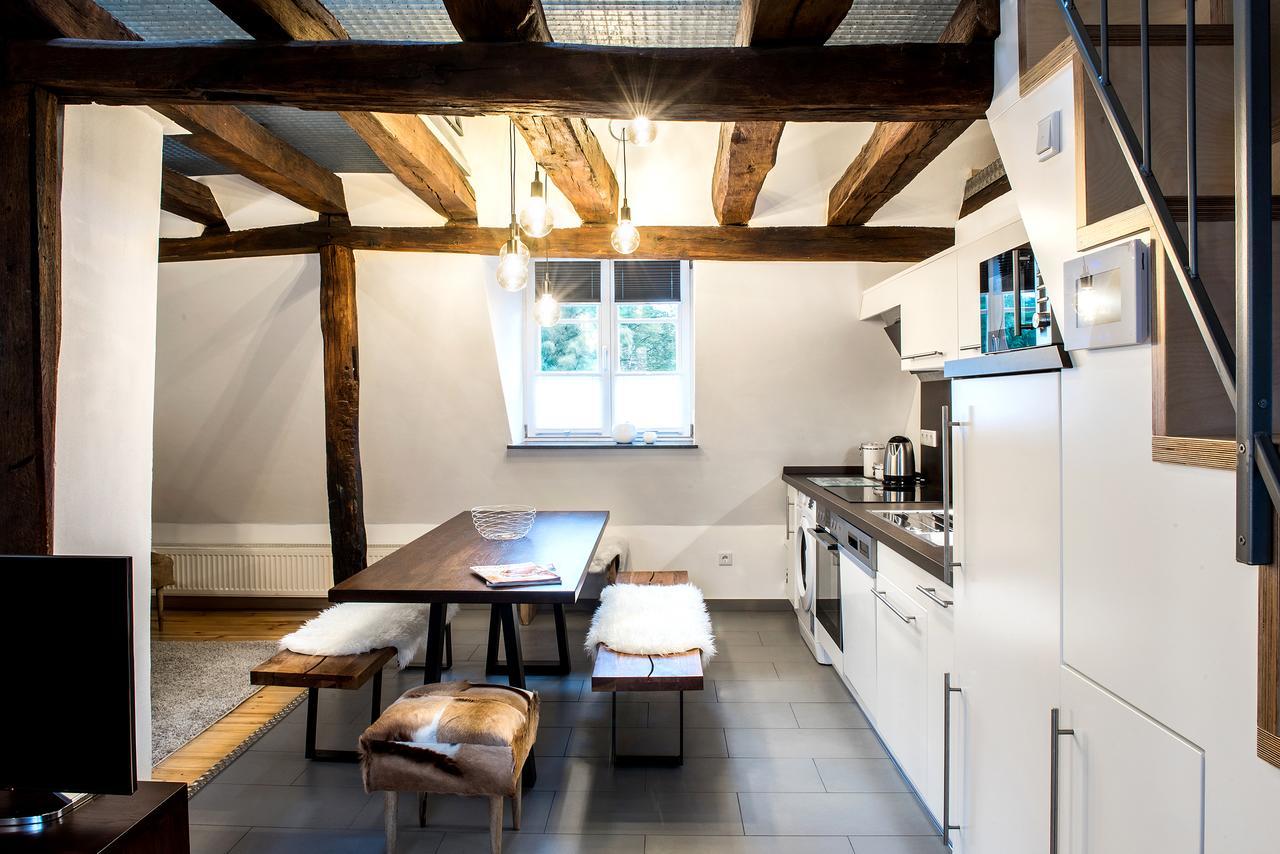 Ferienwohnung Stadtgarten Michelstadt Bagian luar foto